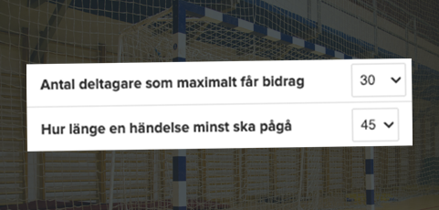 NYHET: Detaljanpassning för ökat kommunalt aktivitetsstöd
